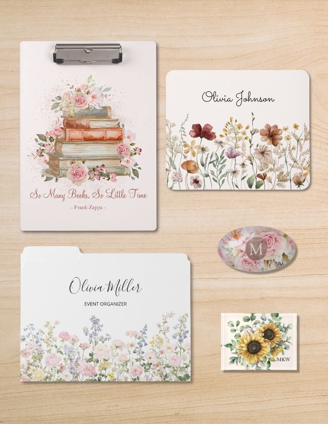 Personalized office and school supplies