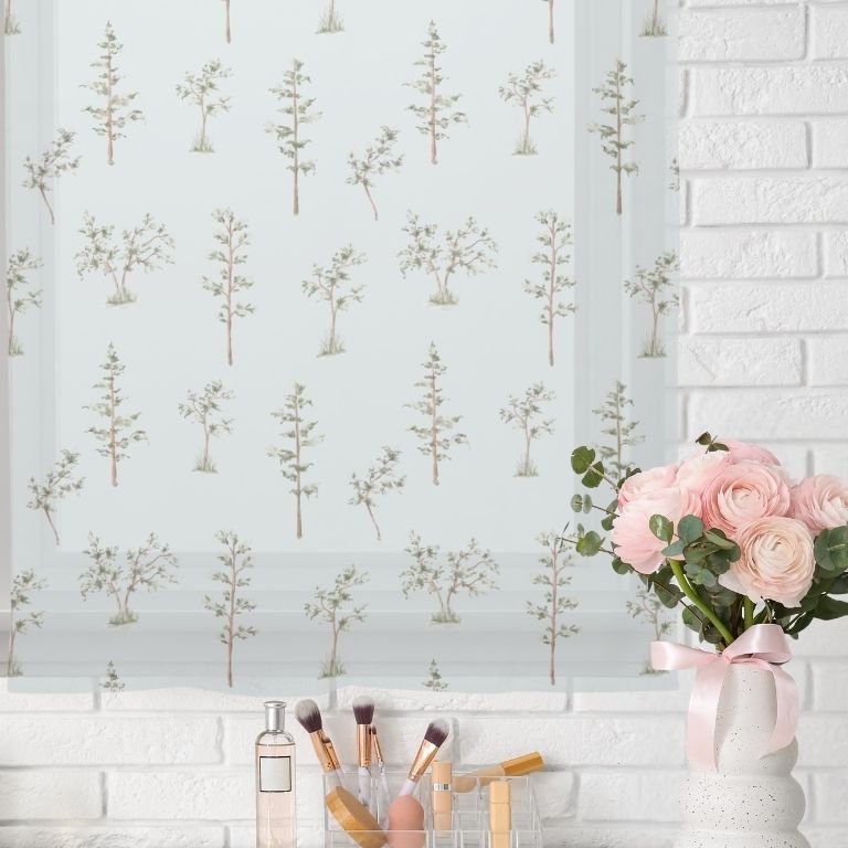 Curtain for spring decor