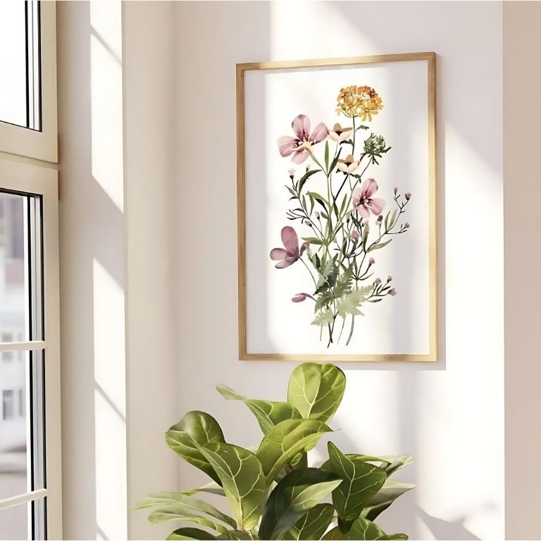 Floral Wall art for spring decor