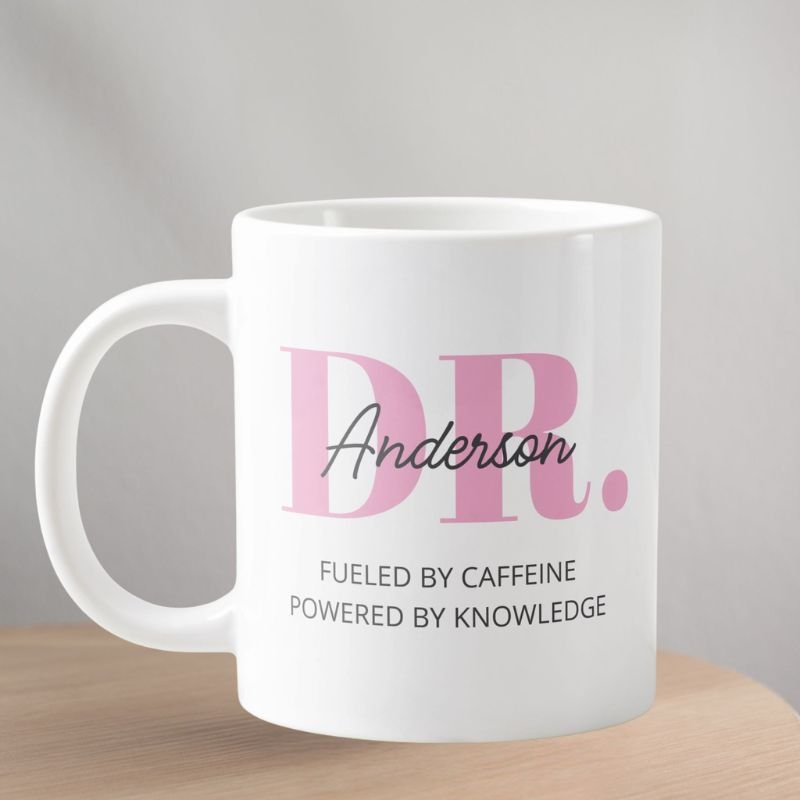 Personalized Name Funny Quote Doctor Graduation Giant Coffee Mug